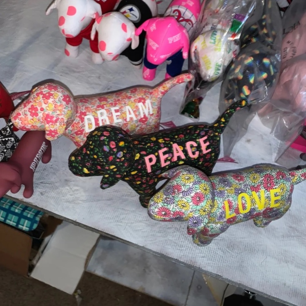 SOLD!!! PINK Floral Dog Set